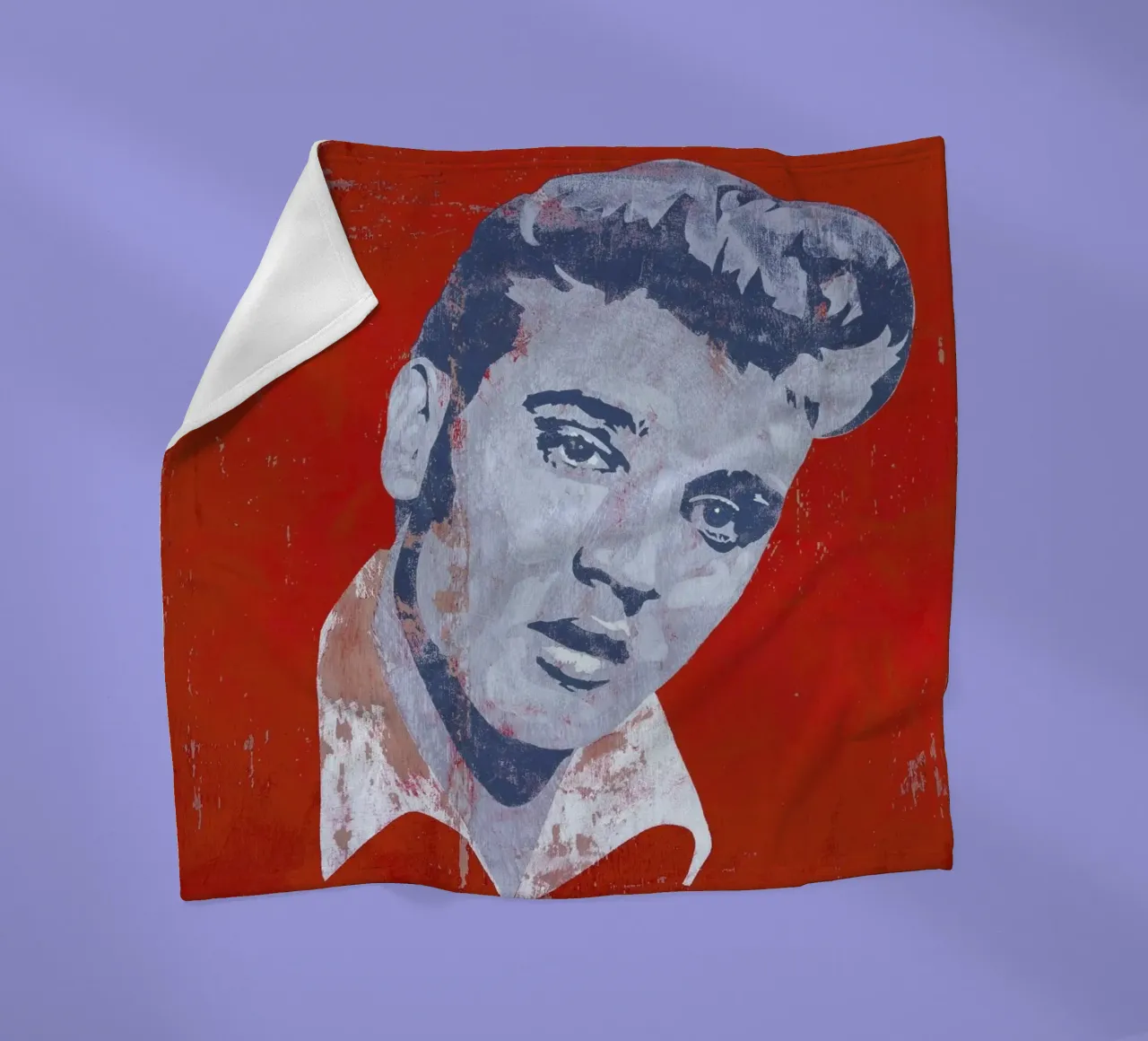 Elvis Fleecedecke von Andy Bridge