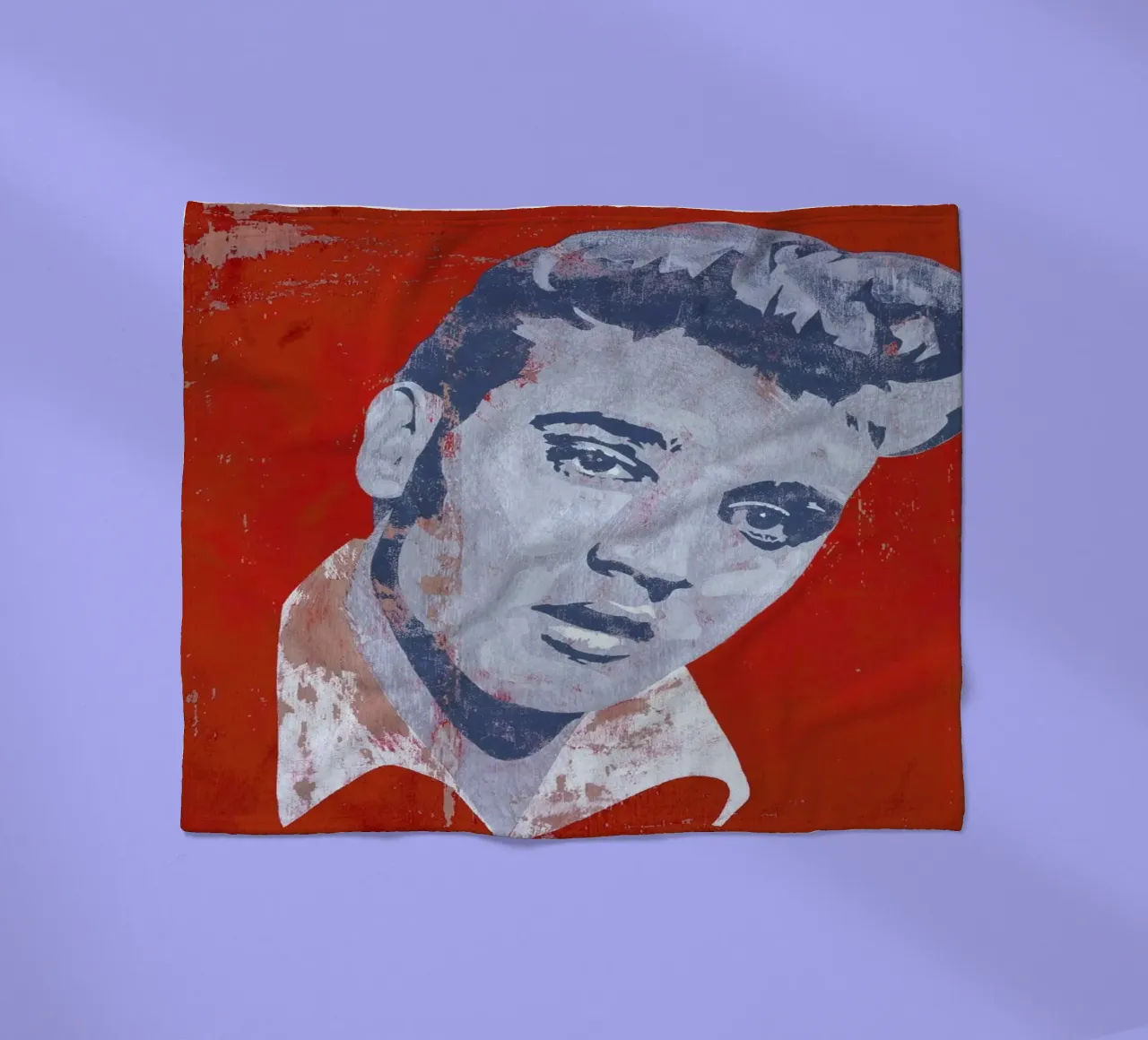 Elvis Fleecedecke von Andy Bridge