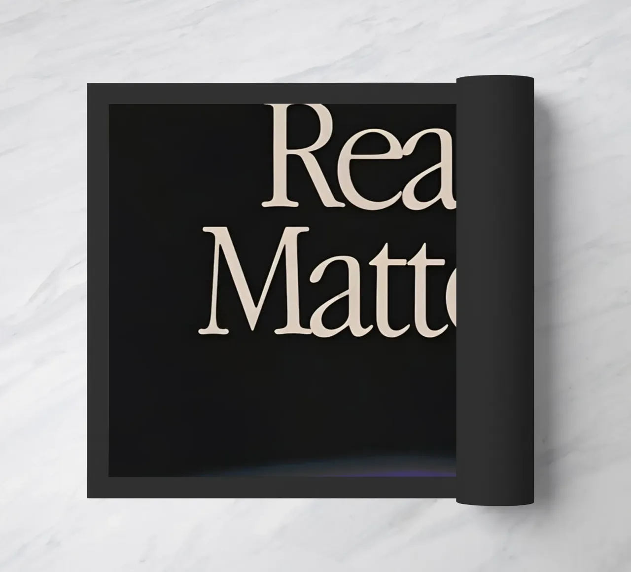 'Nothing Really Matters' zerbino da Type & Tape