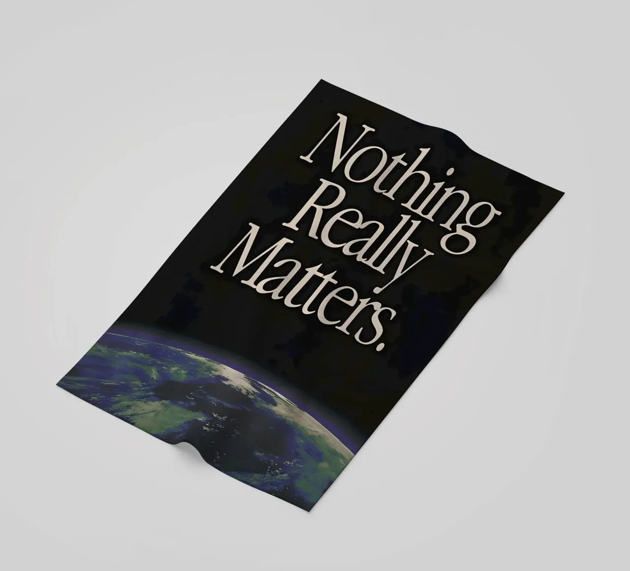 'Nothing Really Matters' telo mare da Type & Tape