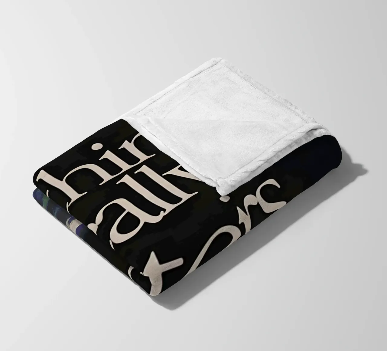 'Nothing Really Matters' coperta in pile da Type & Tape