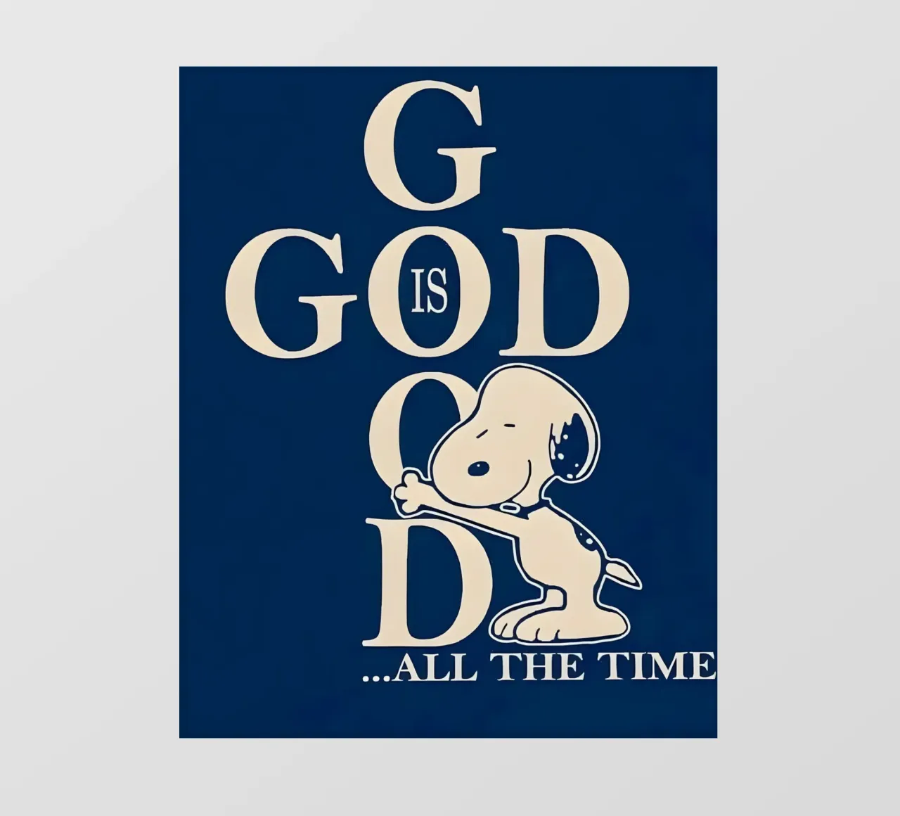 'GỌD GOOD..ALL THE TIME' pellicola backlit da Type & Tape