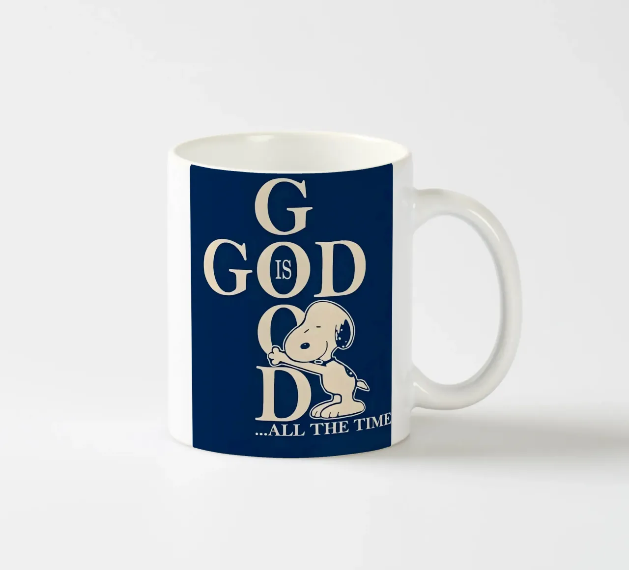 'GỌD GOOD..ALL THE TIME' tazza in ceramica da Type & Tape