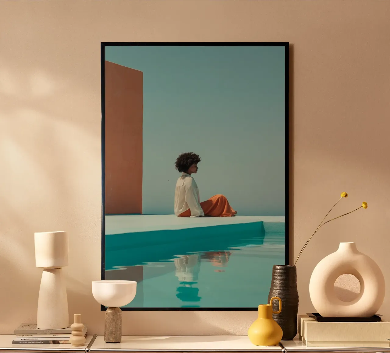 Summer Reflections poster con telaio in plastica da lieblu