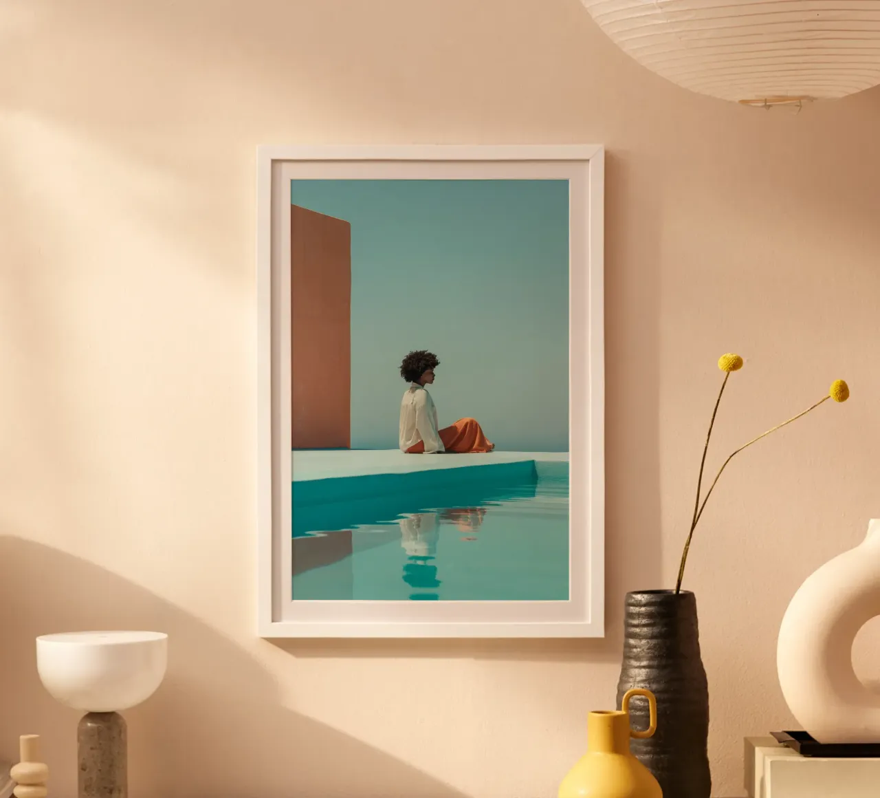 Summer Reflections poster con telaio in plastica da lieblu