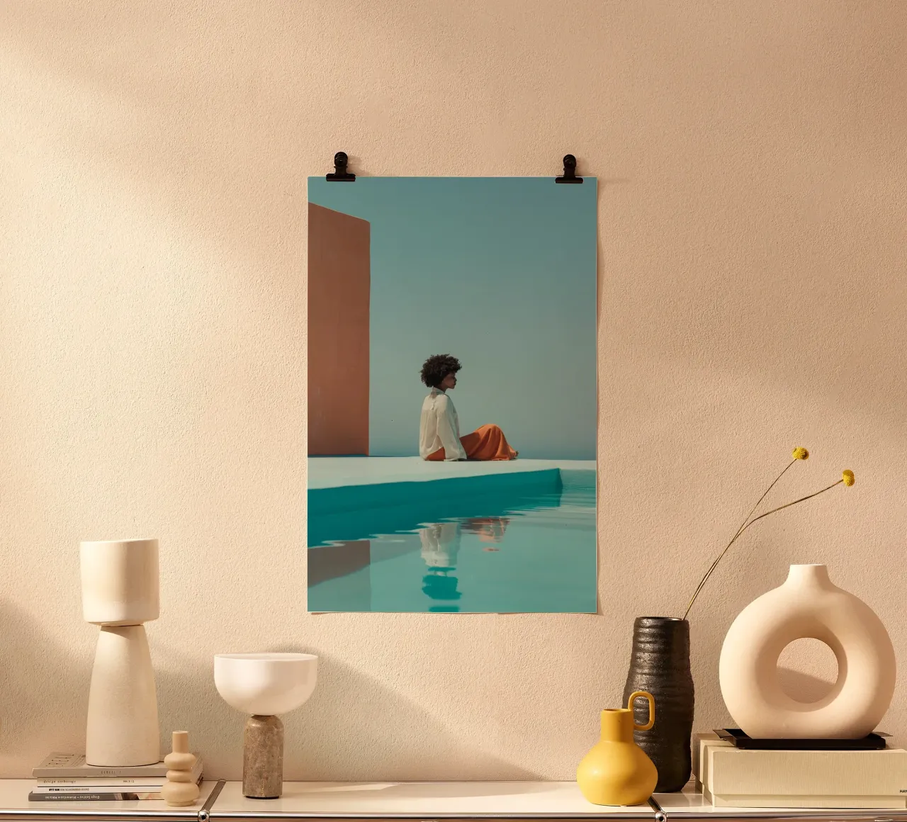 Summer Reflections poster con telaio in plastica da lieblu