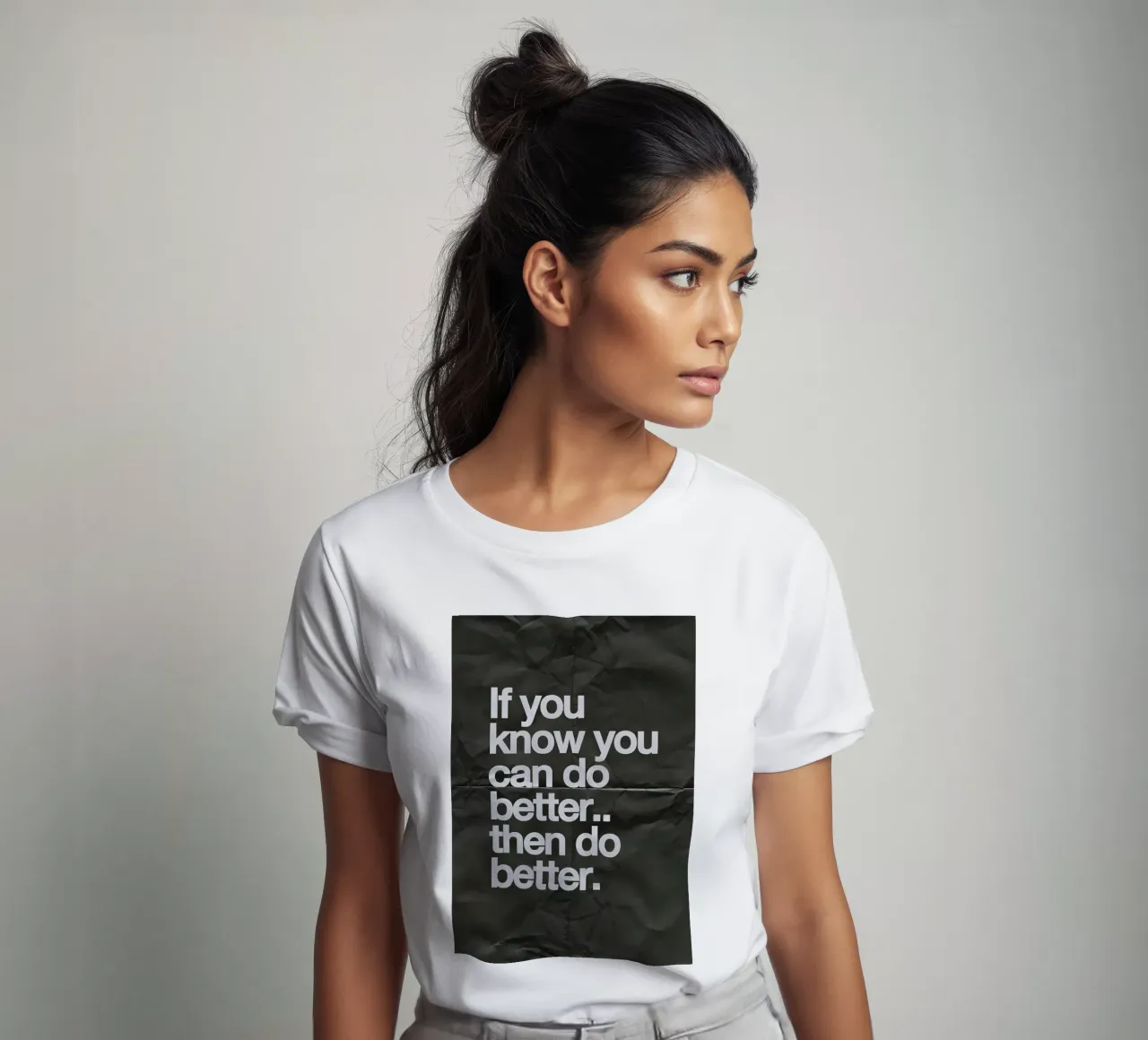 If you know you can do better.. then do better T-Shirt von Type & Tape