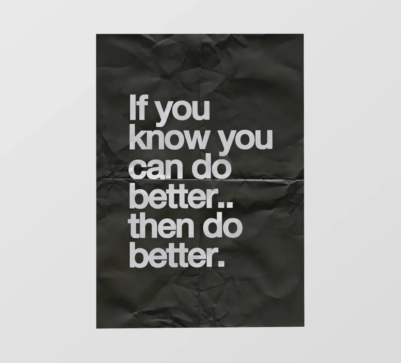 If you know you can do better.. then do better pellicola backlit da Type & Tape