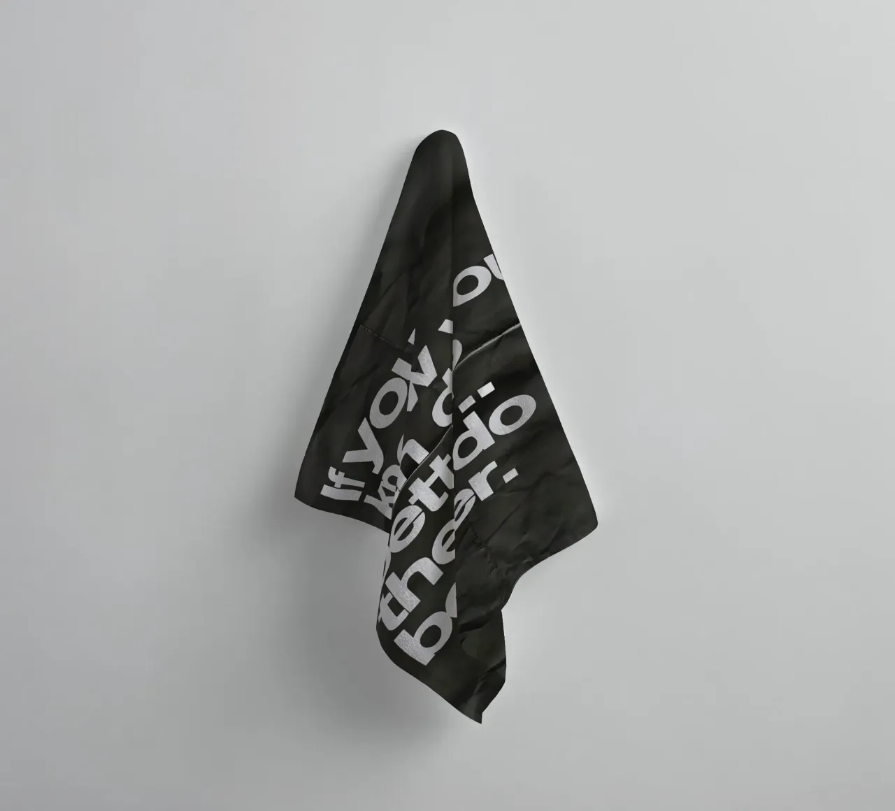 If you know you can do better.. then do better asciugamano da bagno da Type & Tape