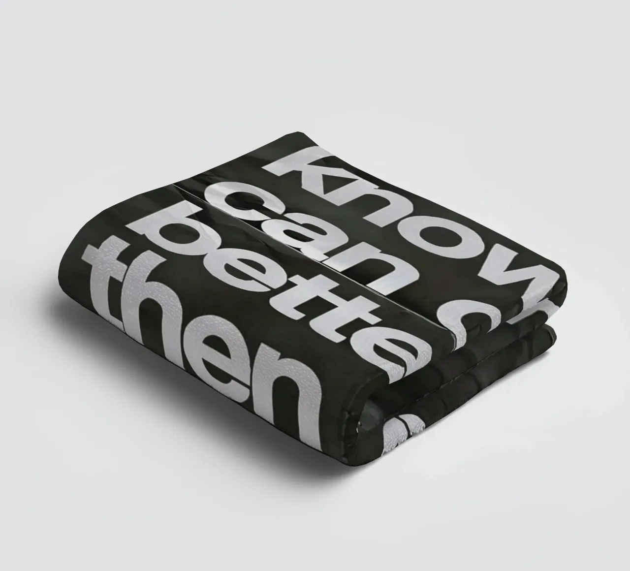 If you know you can do better.. then do better asciugamano da bagno da Type & Tape