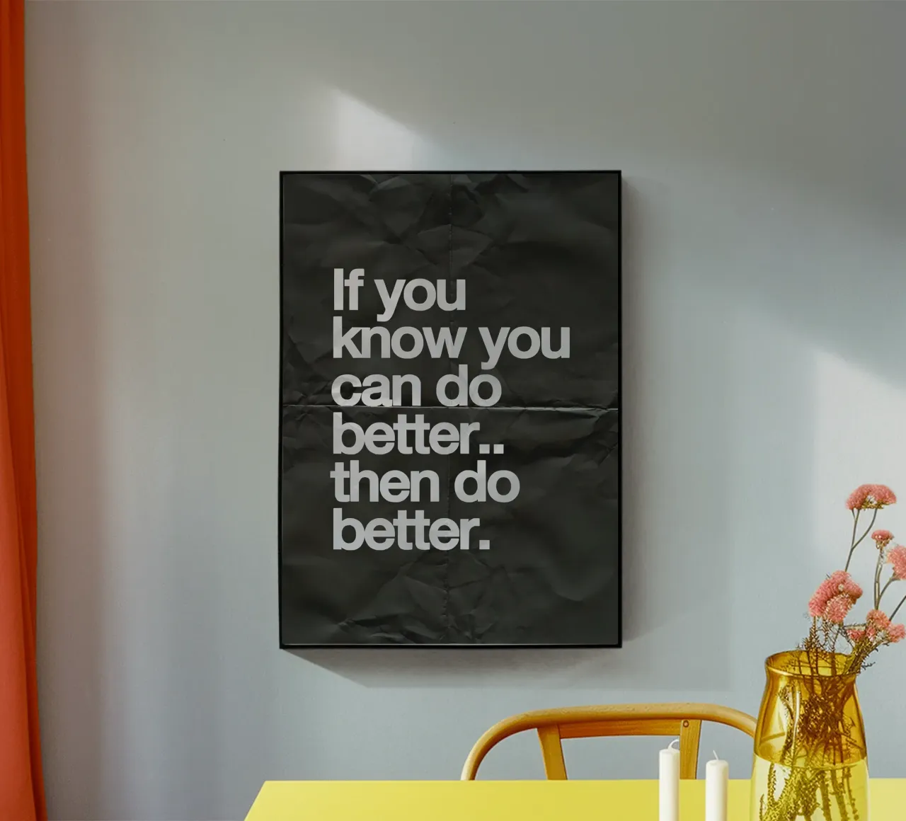 If you know you can do better.. then do better plexiglass da Type & Tape