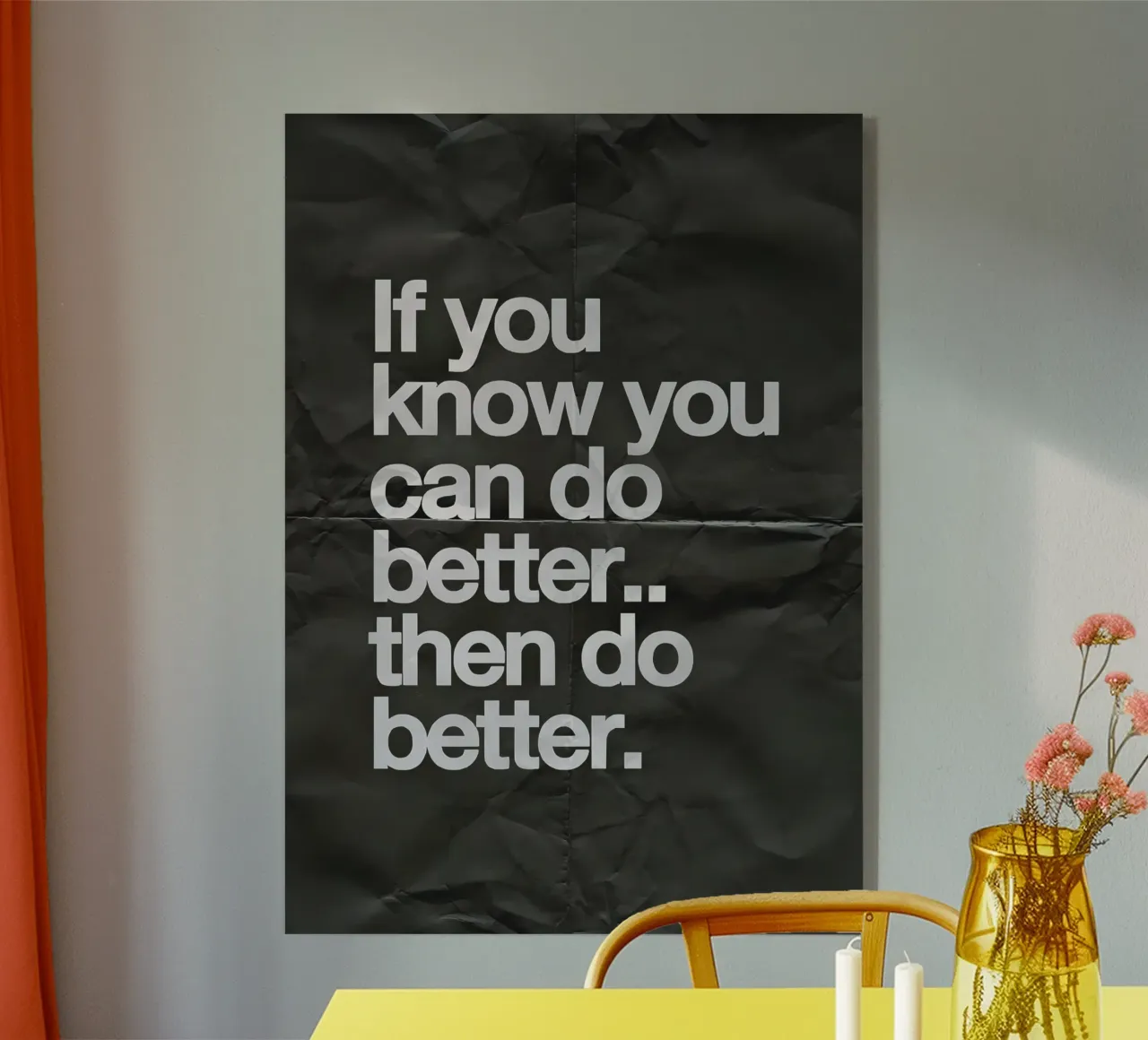 If you know you can do better.. then do better plexiglass da Type & Tape