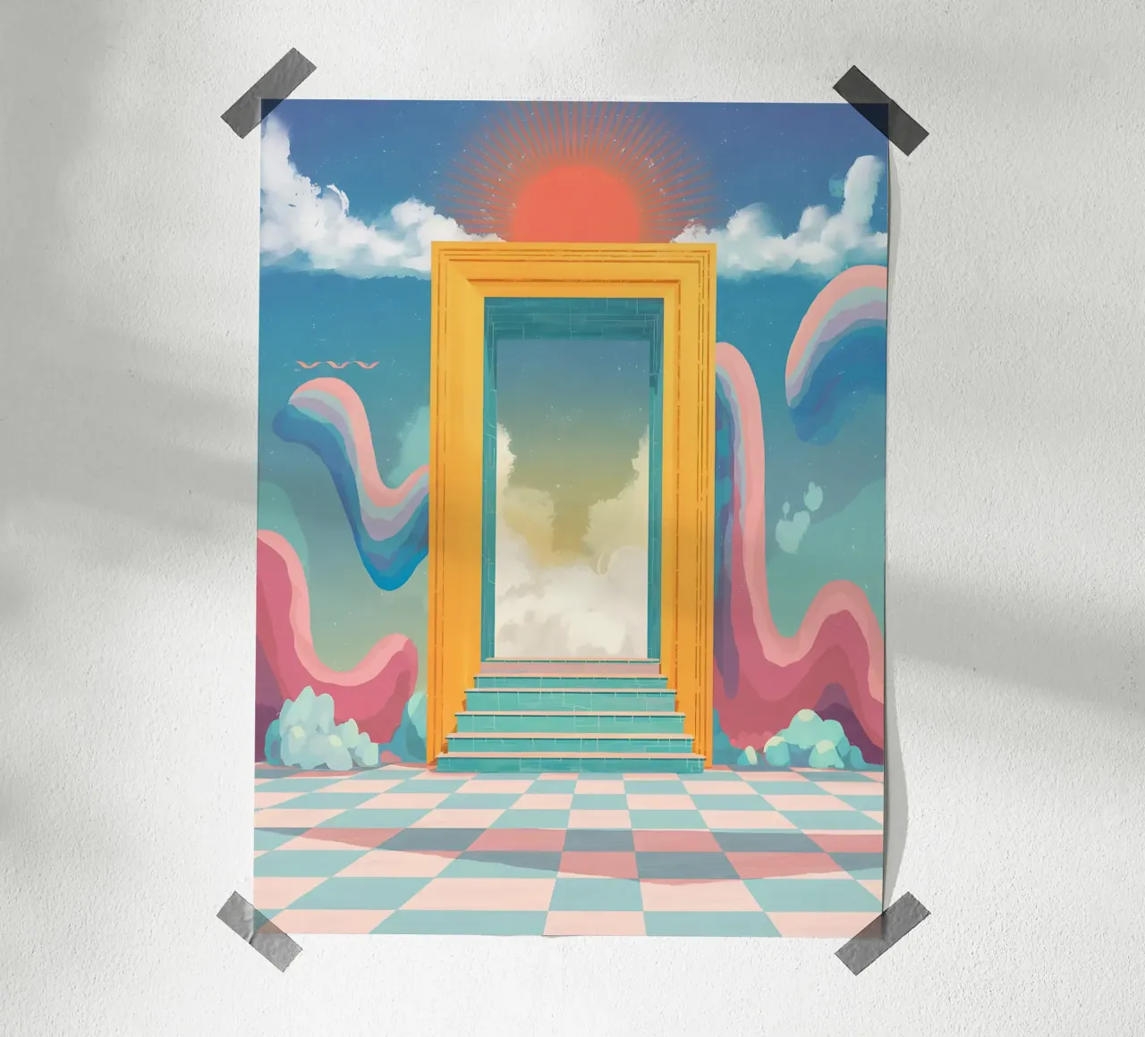 Portail Onirique vers l’Ailleurs poster de Plain Thoughts