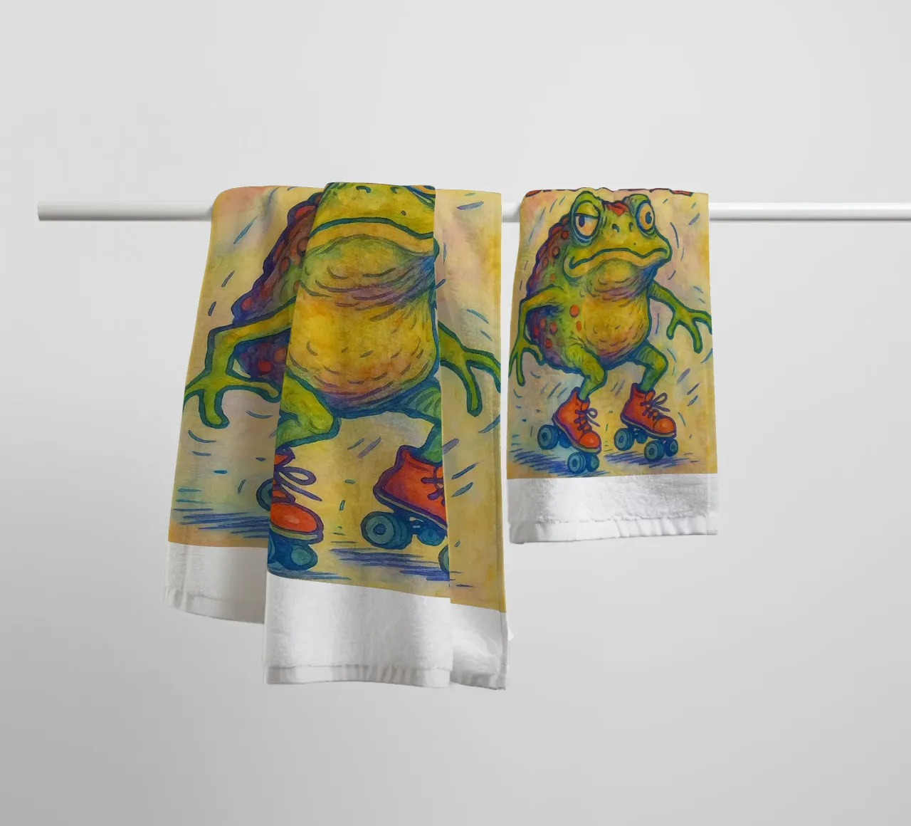 toad ally unstable frog towel by kadilans