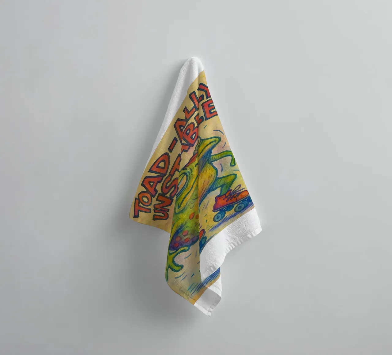 toad ally unstable frog towel by kadilans