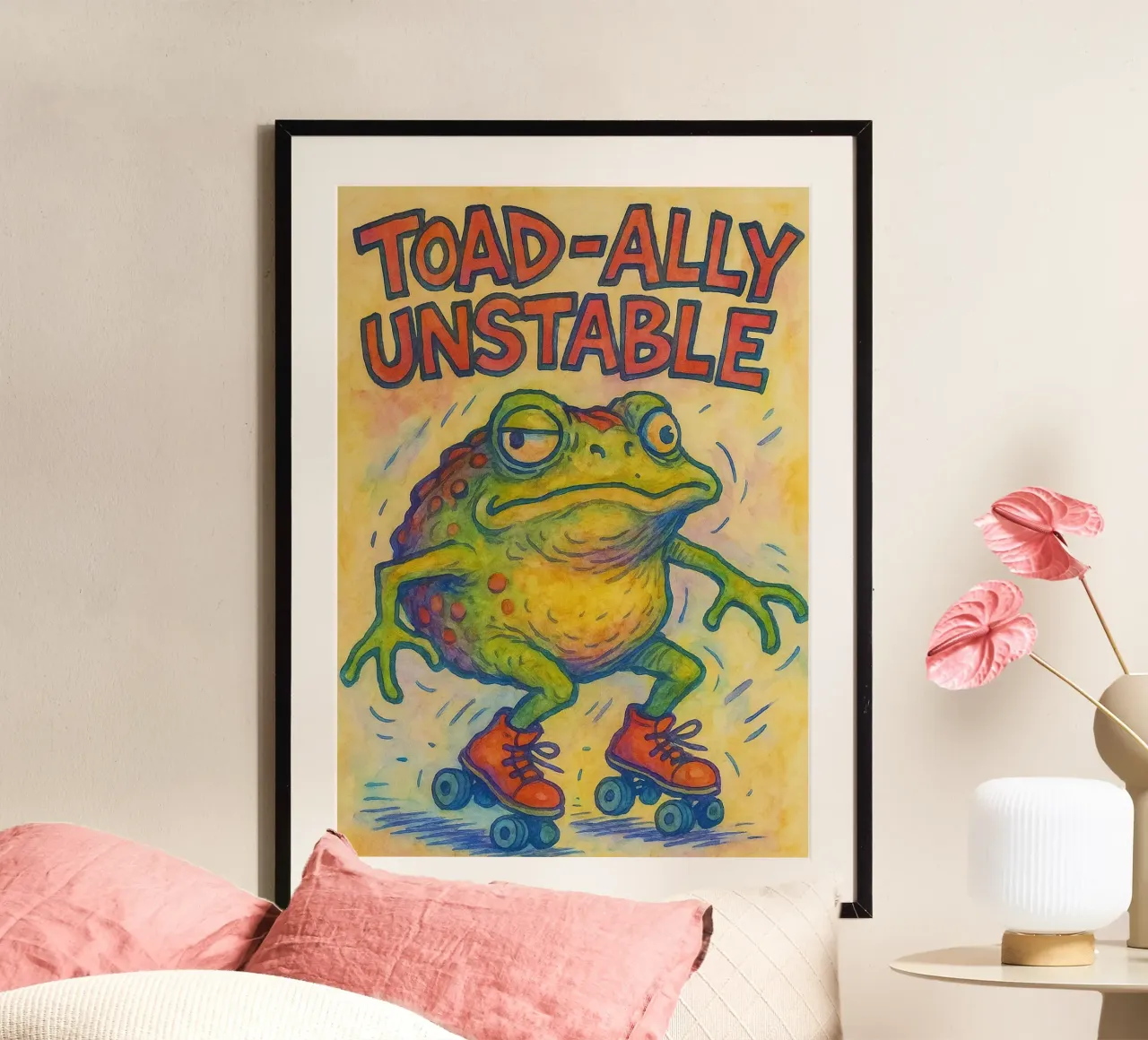 Kröte ally unstable Frosch Poster von kadilans
