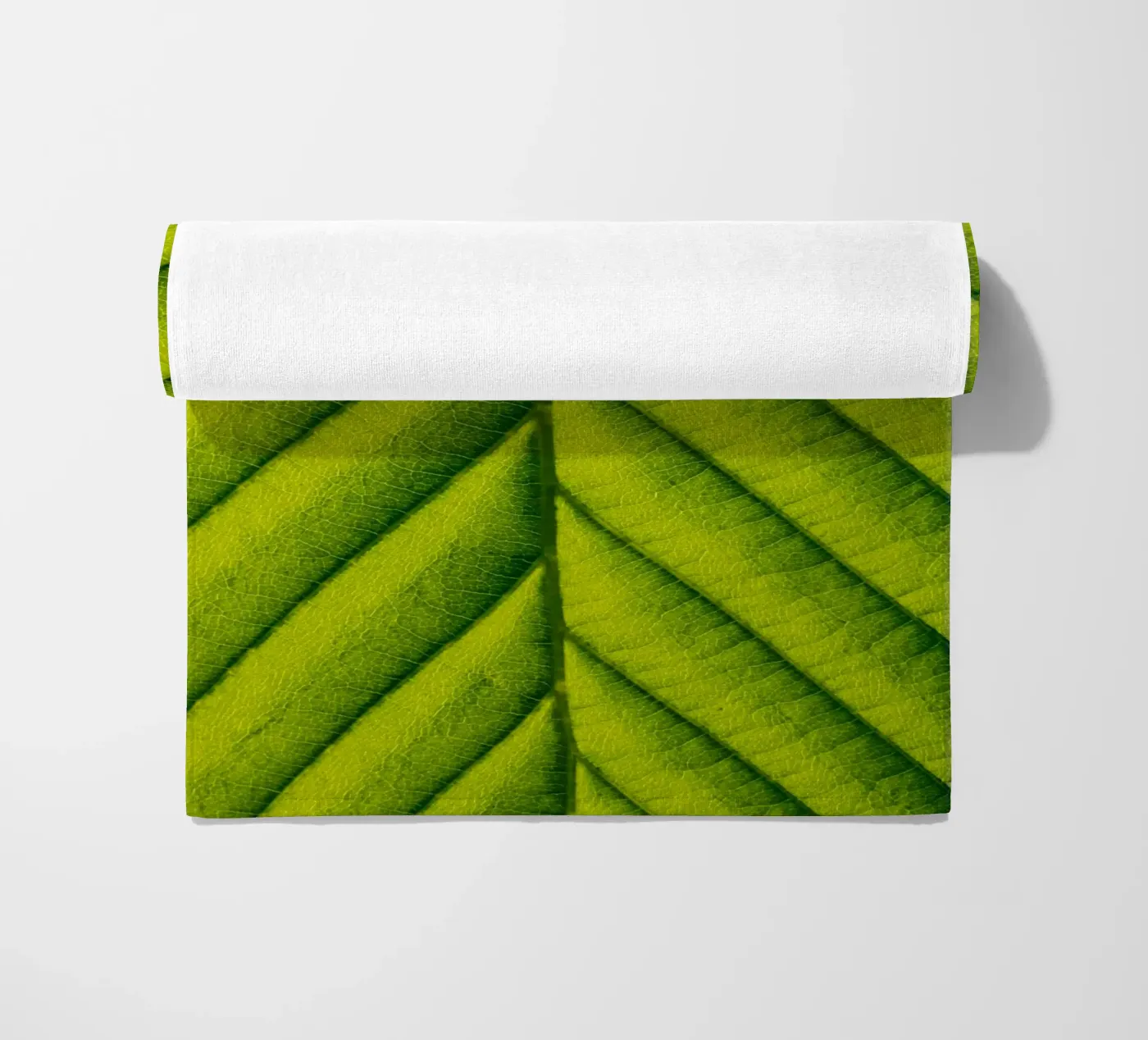 Groen blad strandhanddoek van anderm