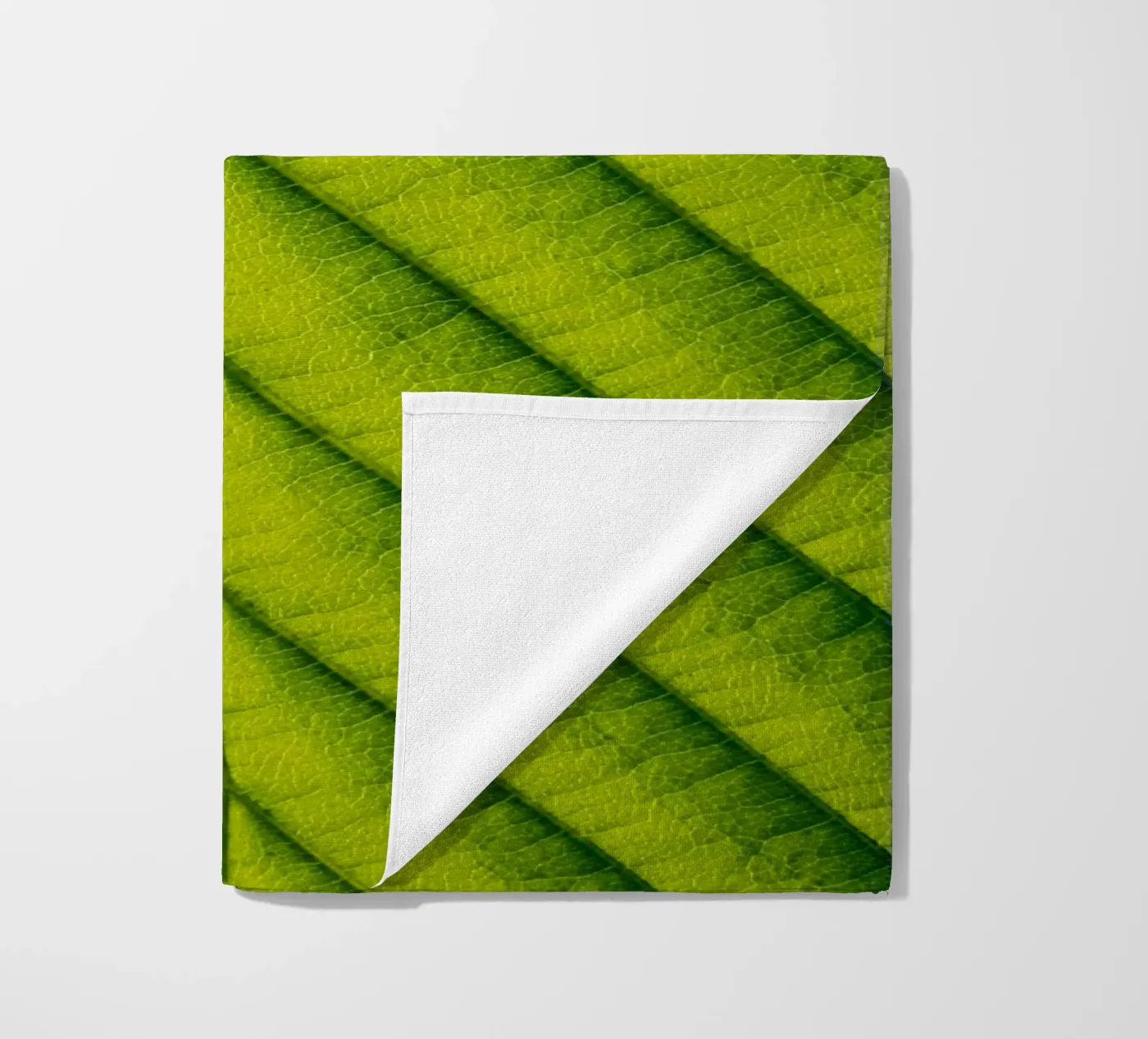 Groen blad strandhanddoek van anderm