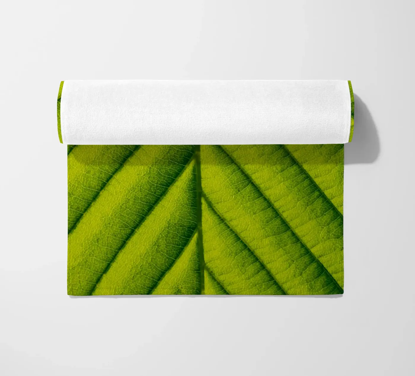 Groen blad strandhanddoek van anderm