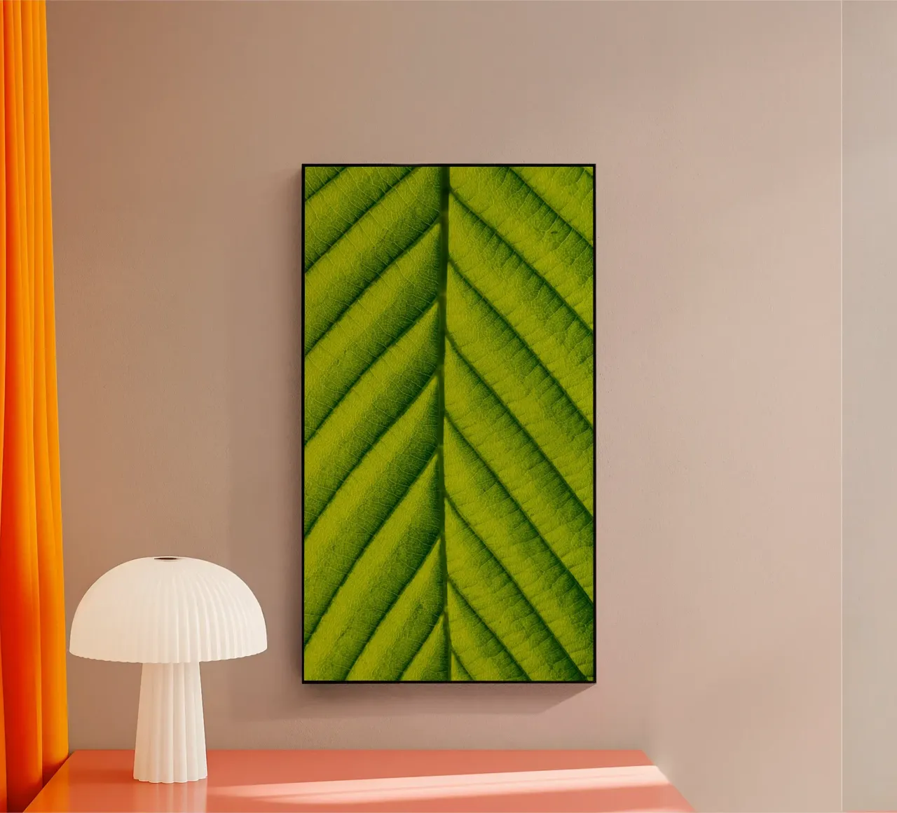 Foglia verde plexiglass da anderm