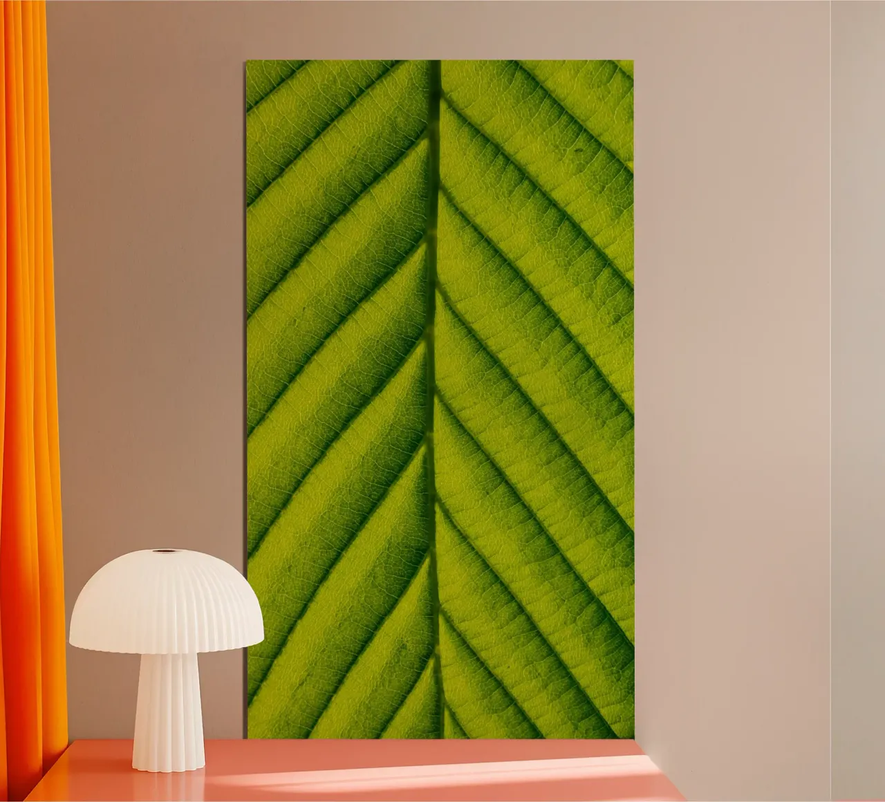 Green leaf poster by anderm