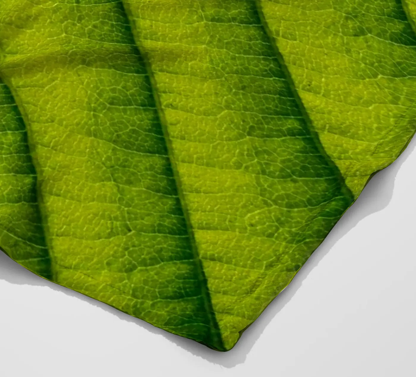 Groen blad fleecedeken van anderm