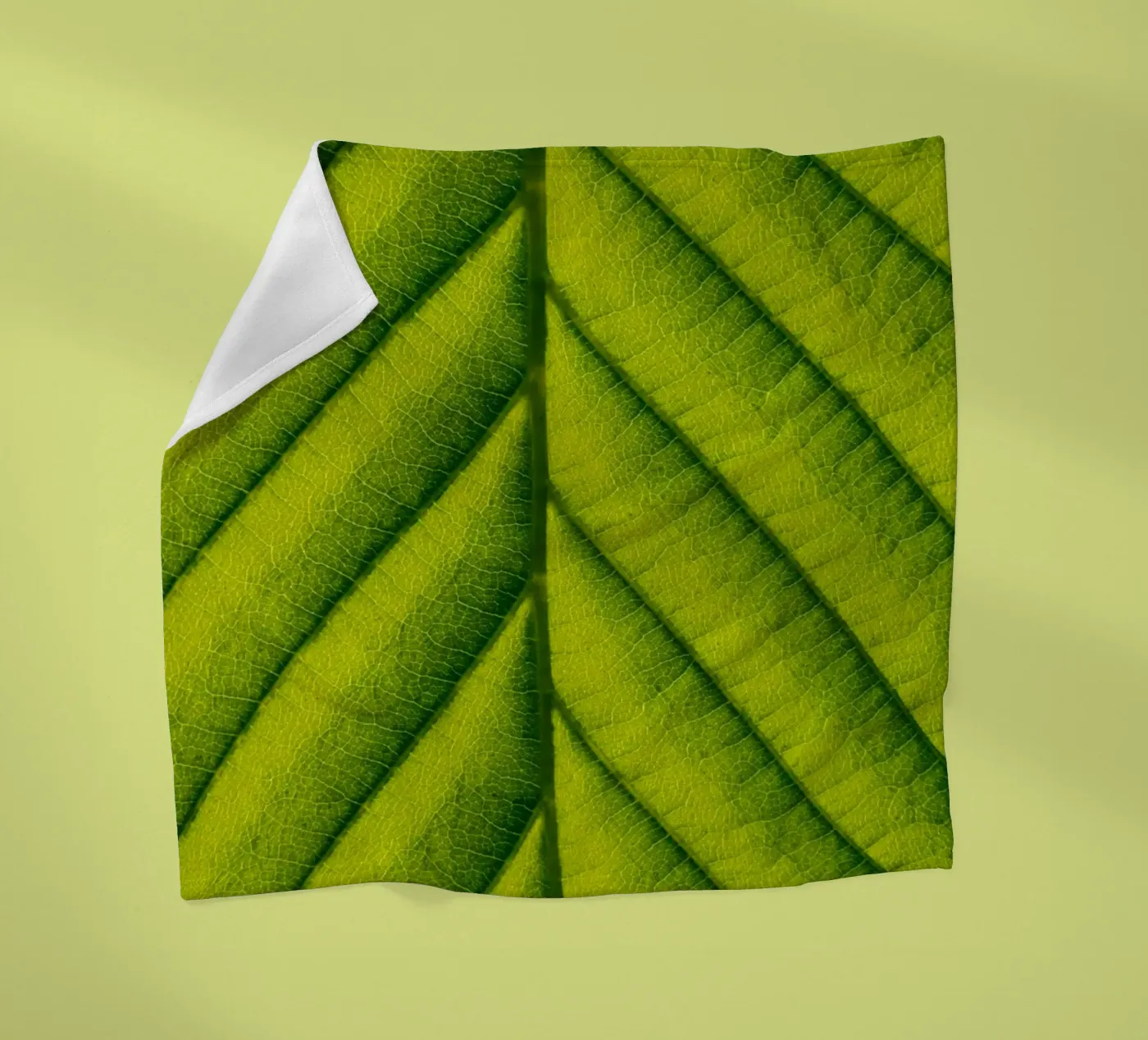 Grünes Blatt Fleecedecke von anderm