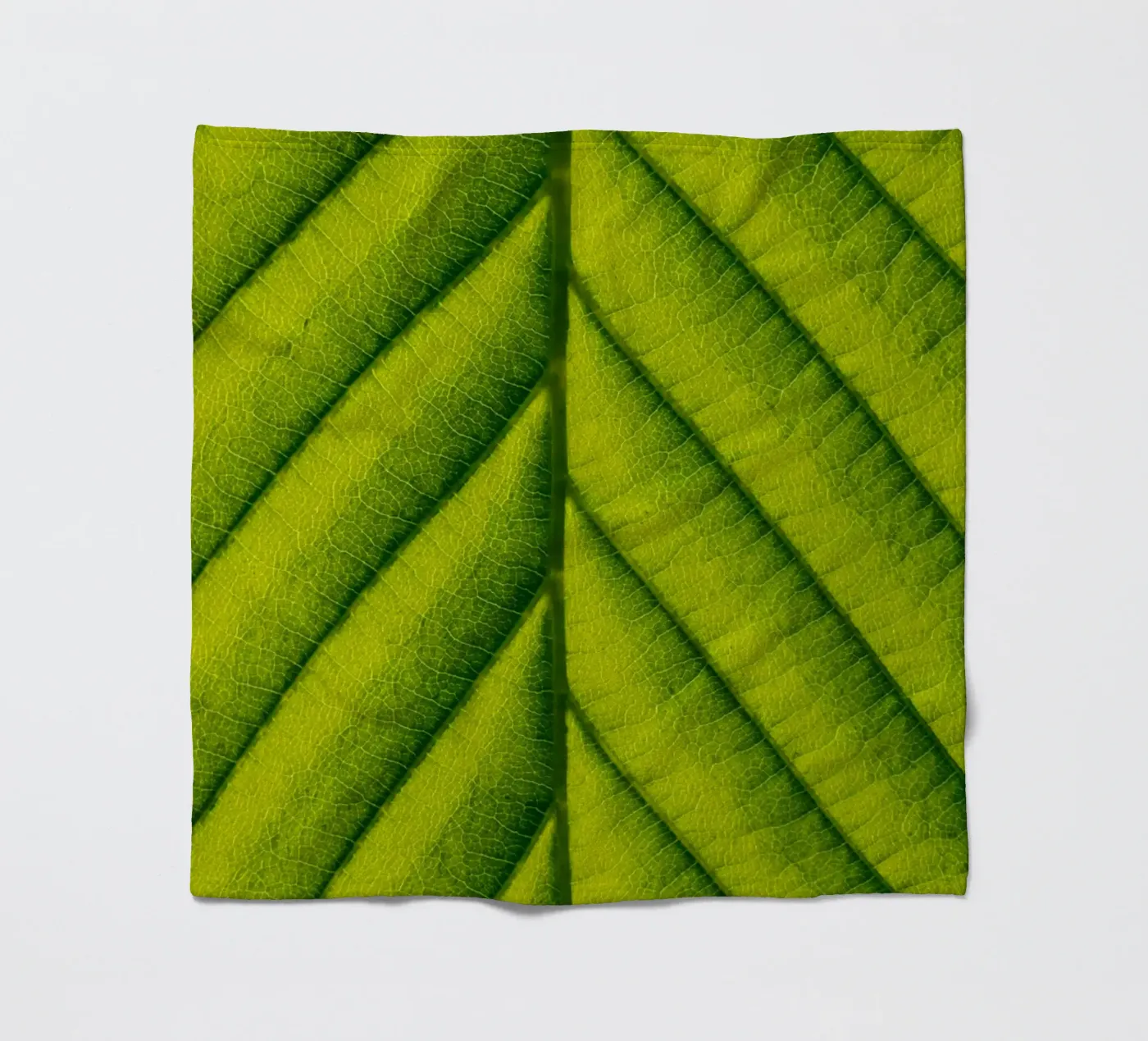 Groen blad fleecedeken van anderm