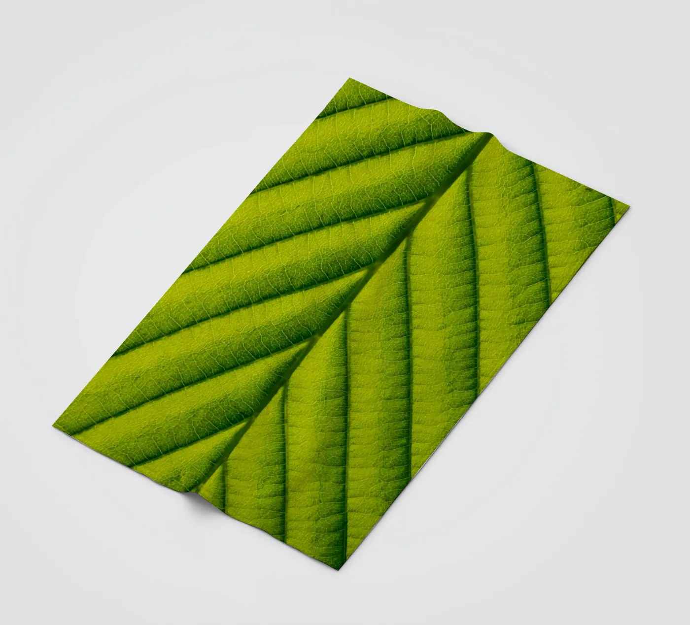 Groen blad fleecedeken van anderm