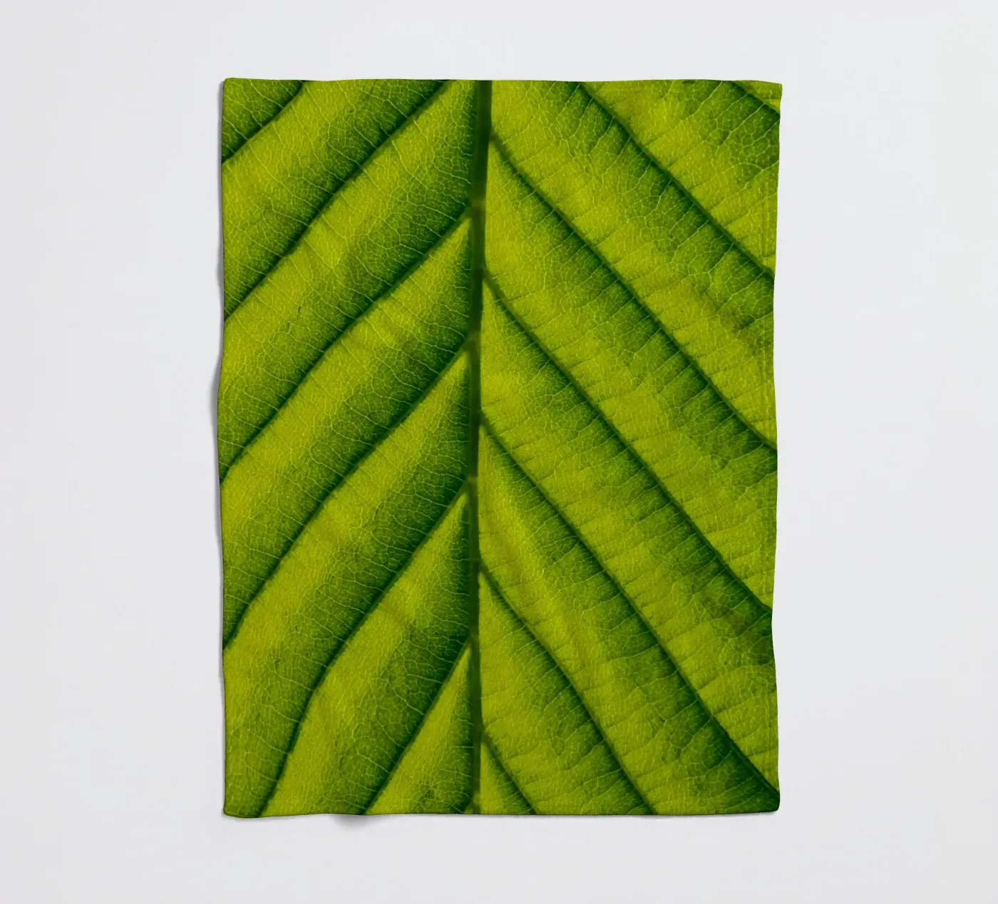 Grünes Blatt Fleecedecke von anderm