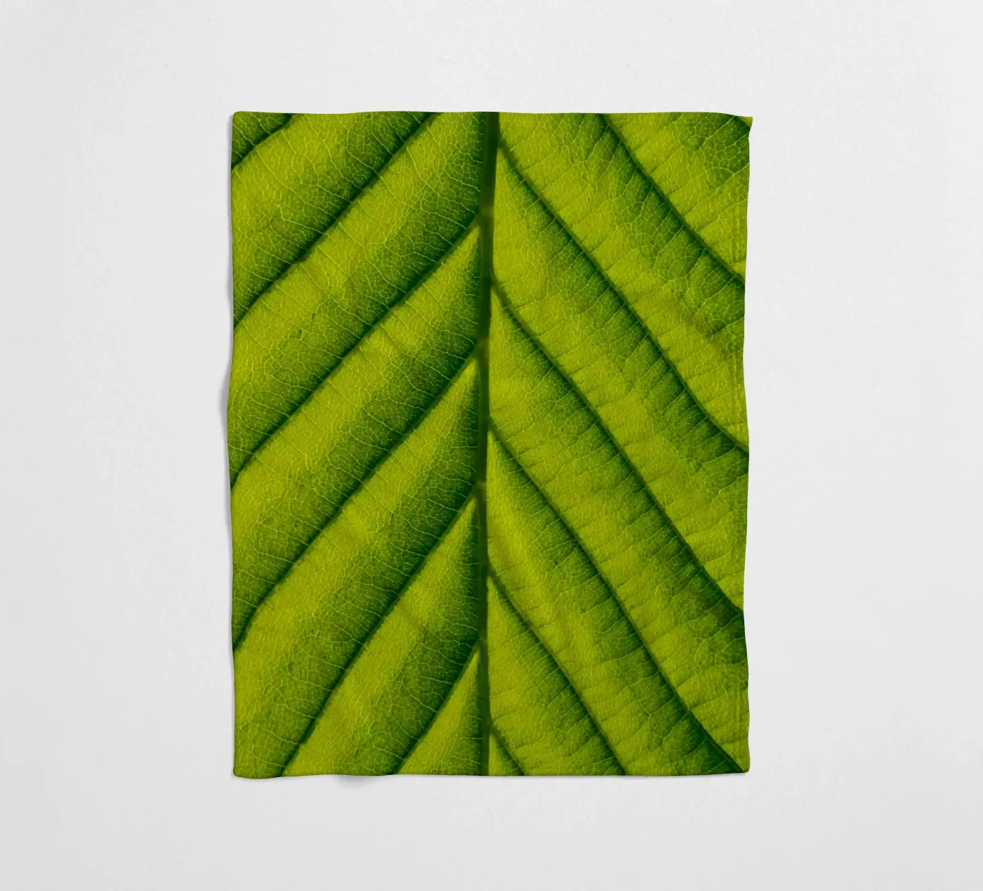 Grünes Blatt Fleecedecke von anderm