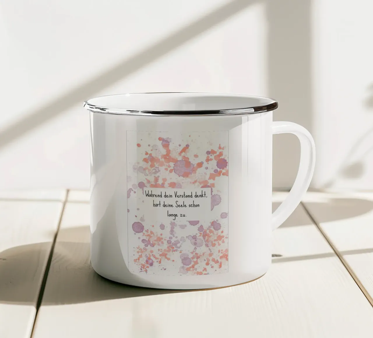 Was dich sucht... tazza in smalto da AESTHETIC VIBES by Isabel