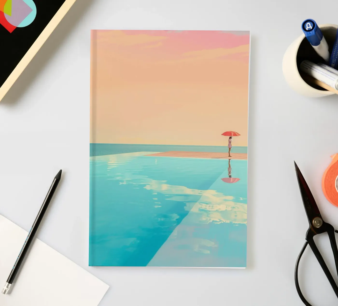 Poolside Peace quaderno da Tinyverse Studio