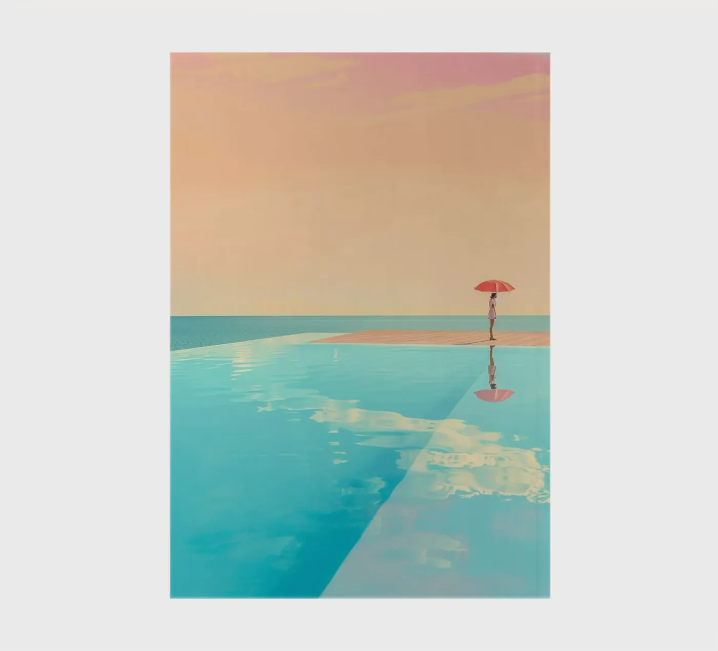 Poolside Peace quaderno da Tinyverse Studio