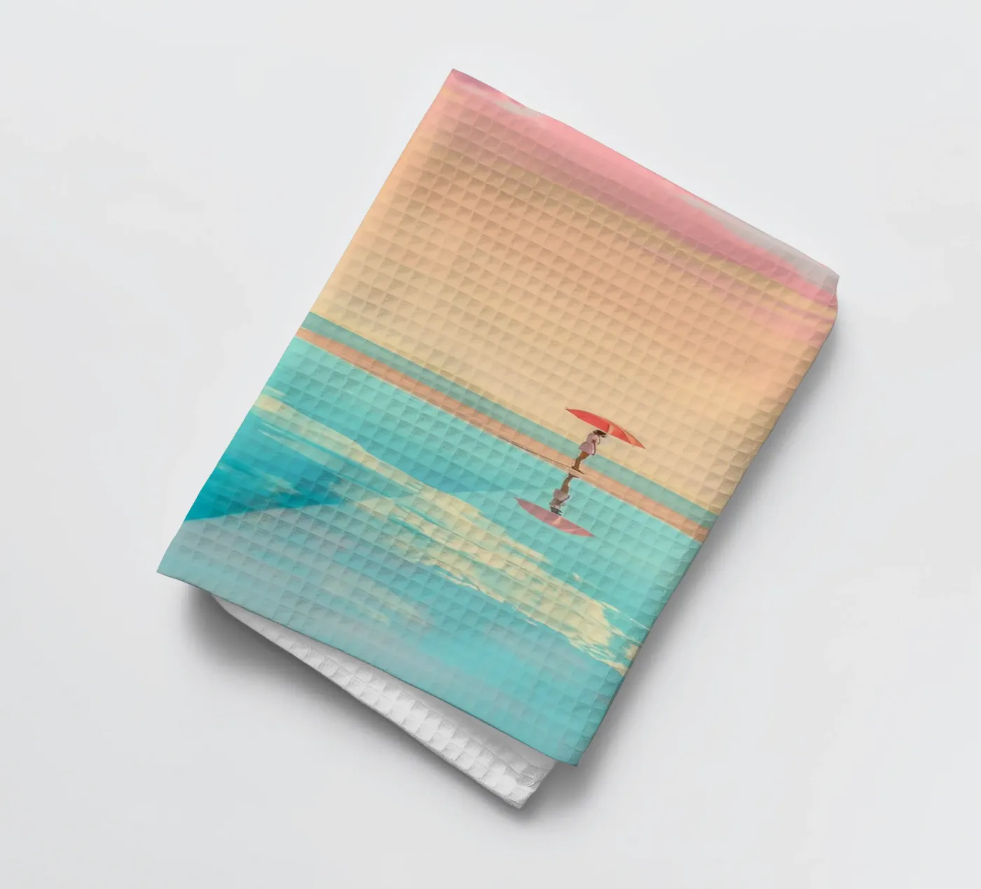 Poolside Peace torchon de Tinyverse Studio