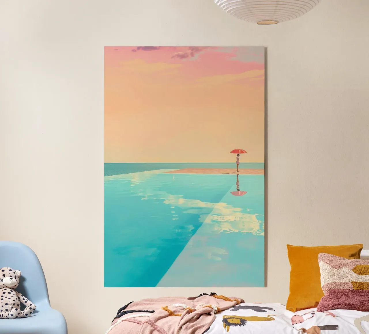 Poolside Peace plexiglass da Mosaic Dialogue