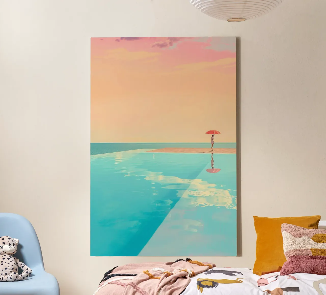 Poolside Peace tela da Tinyverse Studio