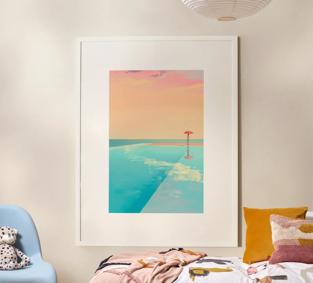 Poolside Peace poster da Mosaic Dialogue