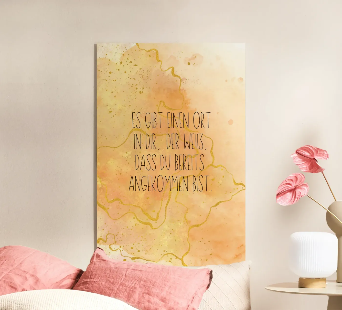 Angekommen Acryl-Glas von isabels_wunderwelt_digital_art