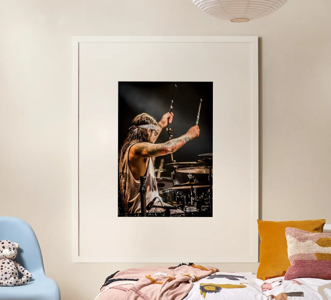 Mike Portnoy poster da Low poly art