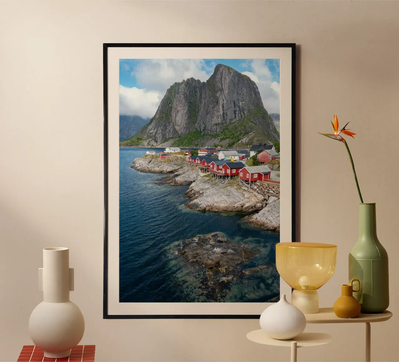Lofoten in Norvegia poster da anderm