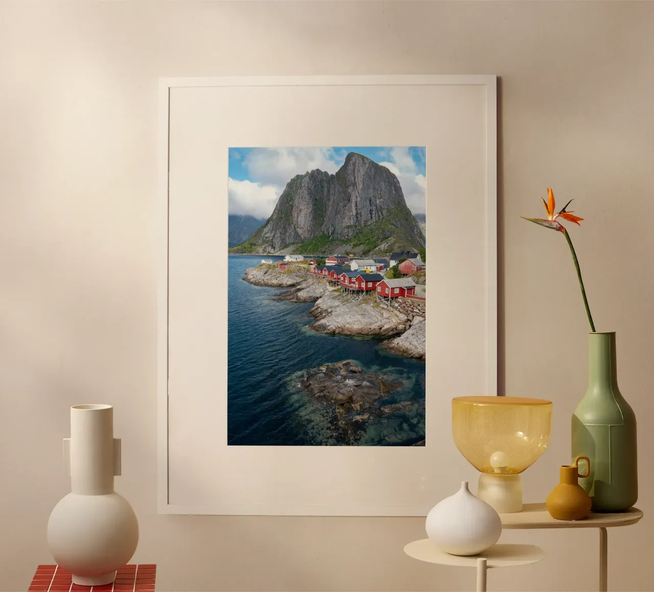 Lofoten in Norvegia poster da anderm