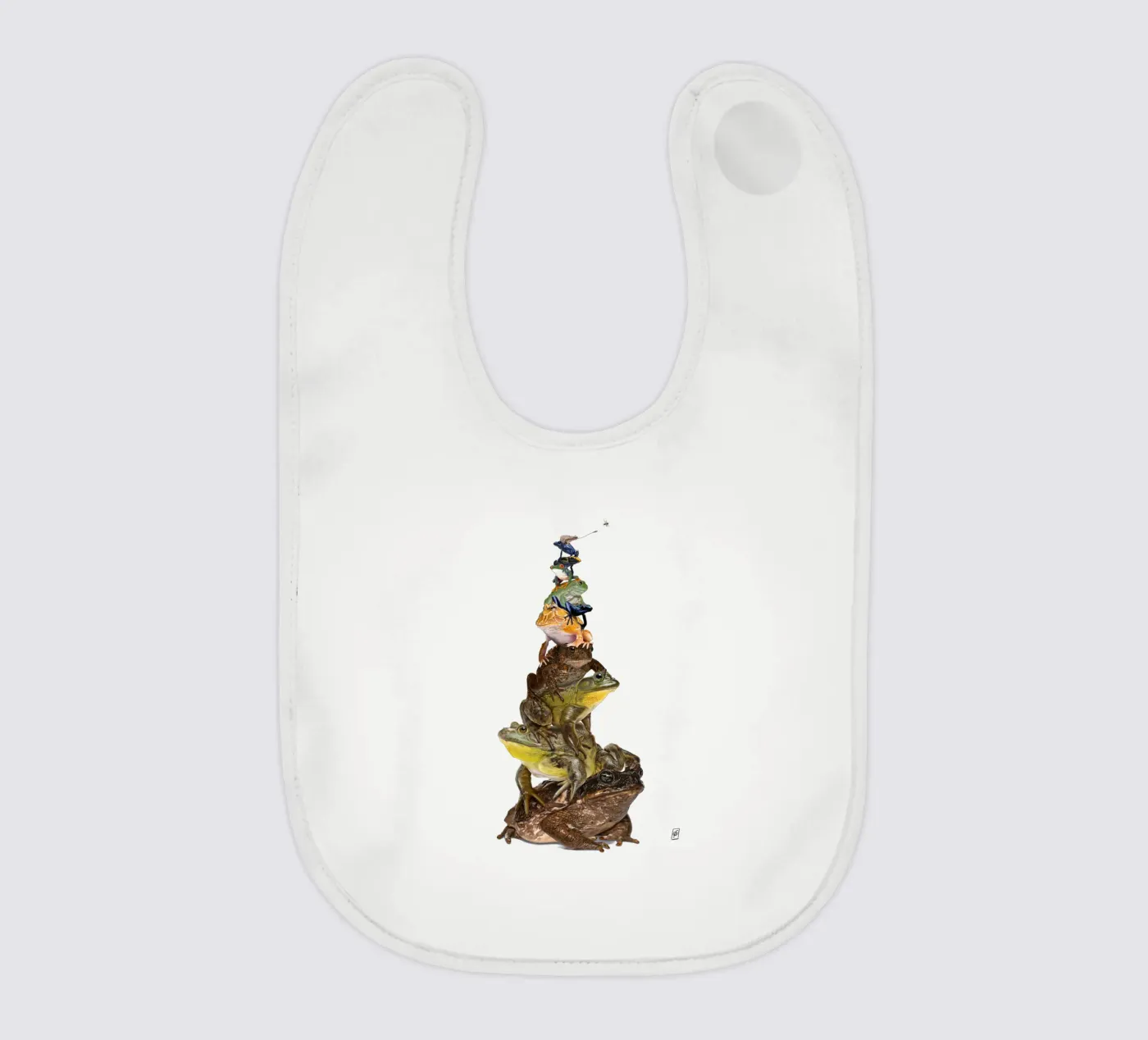 Toadstool (Colour) Babylätzchen von Rob Art | Illustration