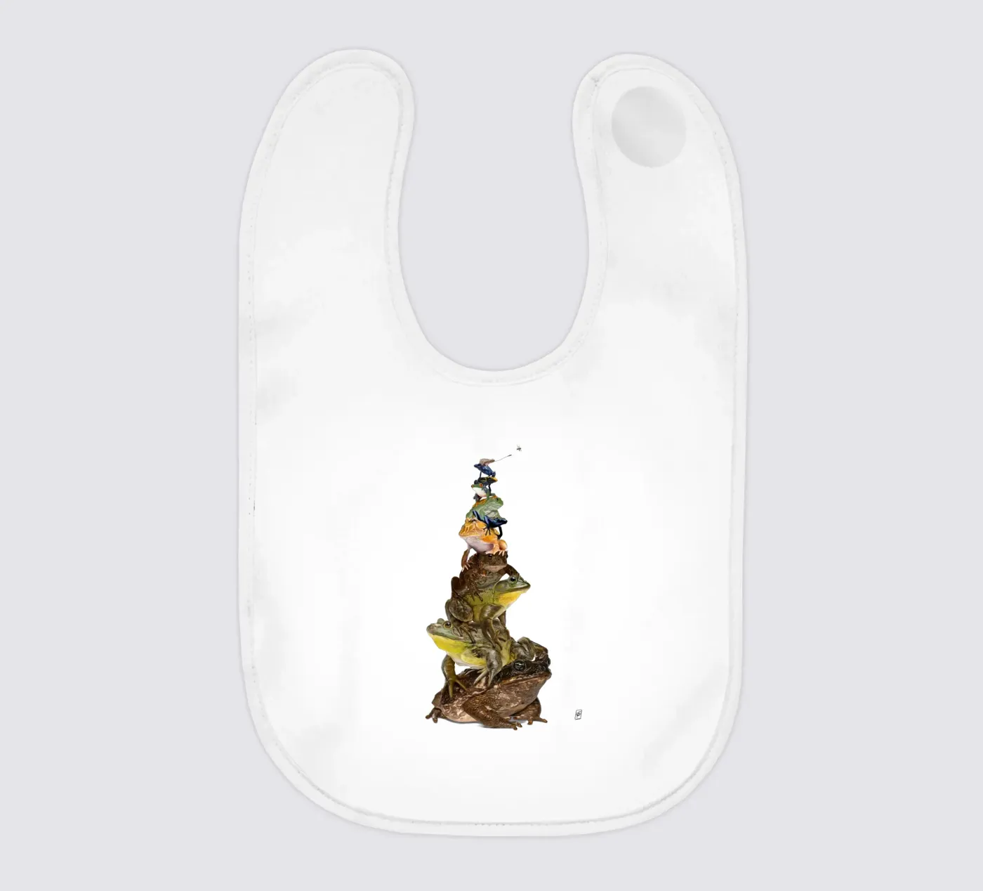 Toadstool (Colour) Babylätzchen von Rob Art | Illustration
