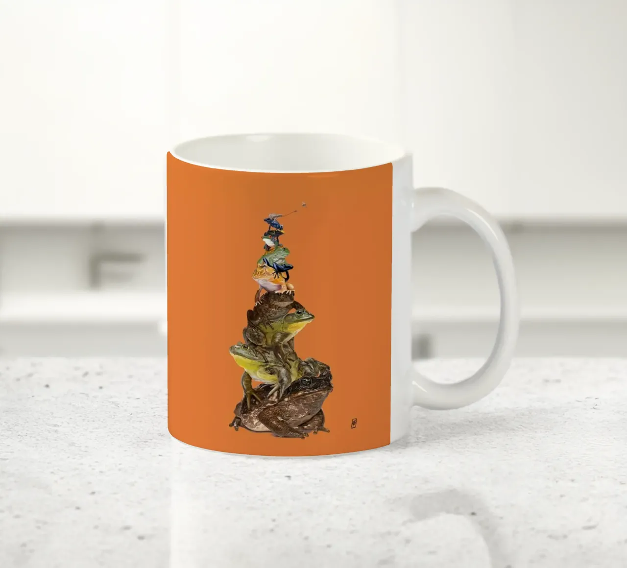 Toadstool (Colour) tazza in ceramica da Rob Art | Illustration