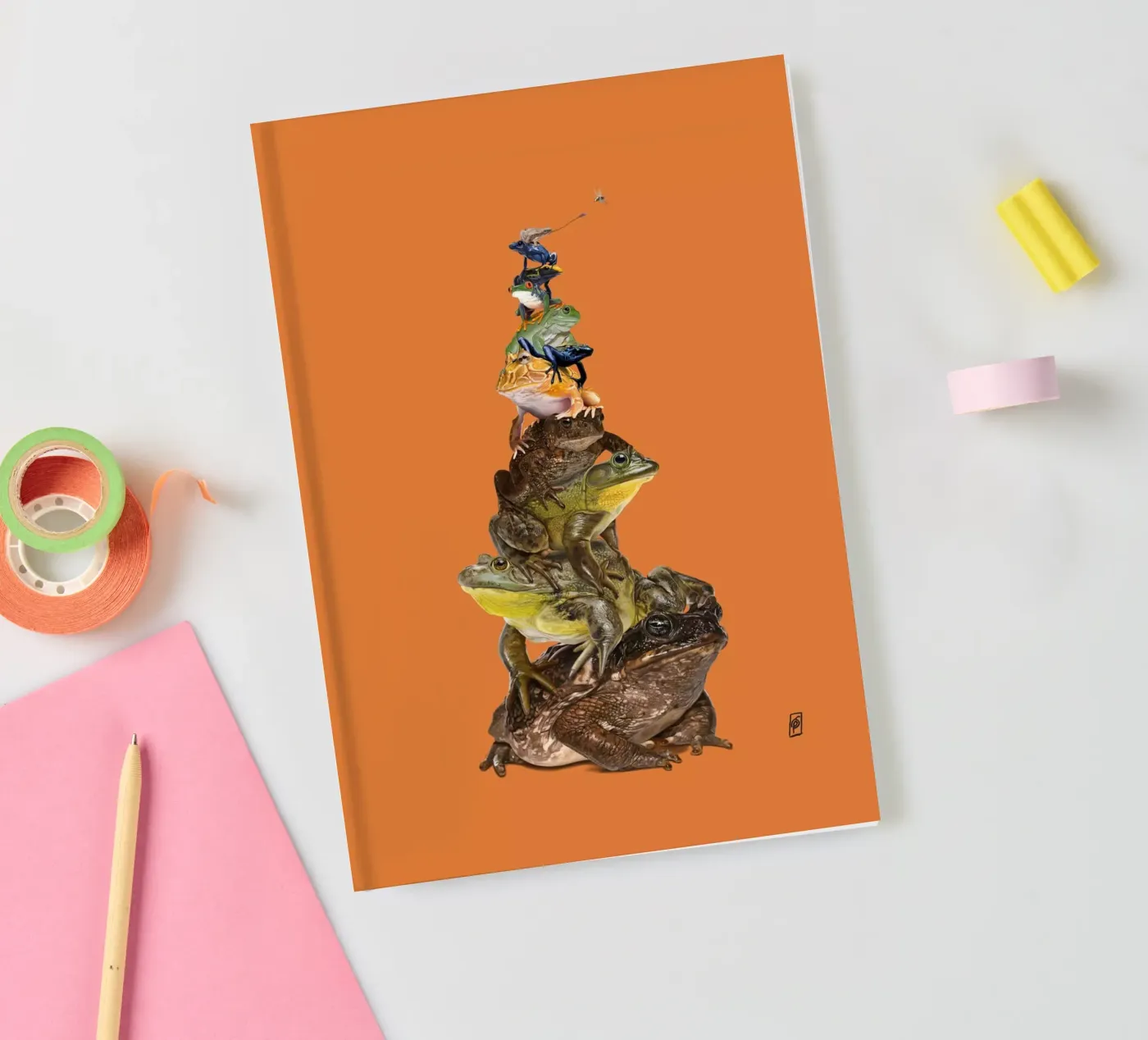 Toadstool (Colour) notebook by Rob Art | Illustration