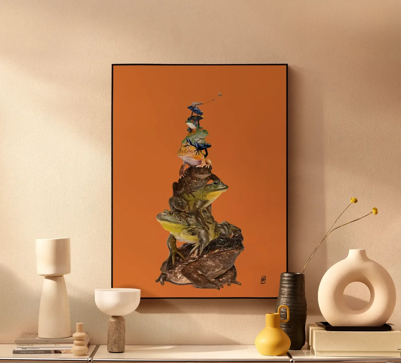 Toadstool (Colour) plexiglass da Rob Art | Illustration