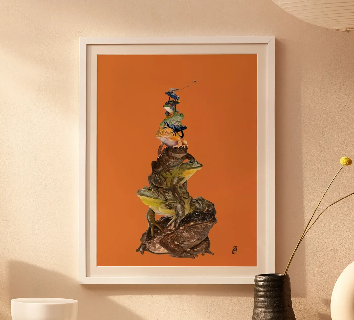 Toadstool (Colour) poster by Rob Art | Illustration