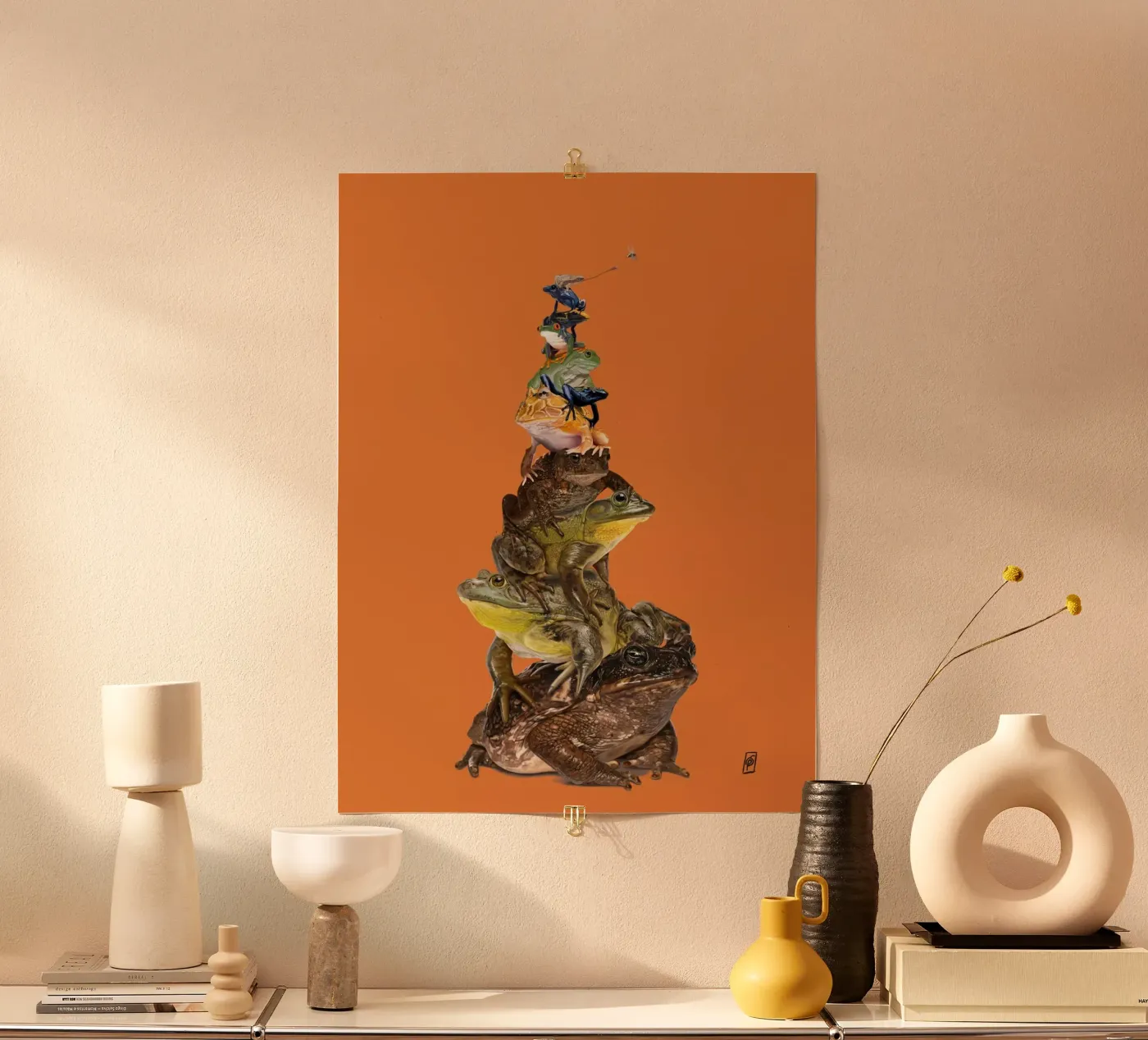 Toadstool (Colour) poster by Rob Art | Illustration