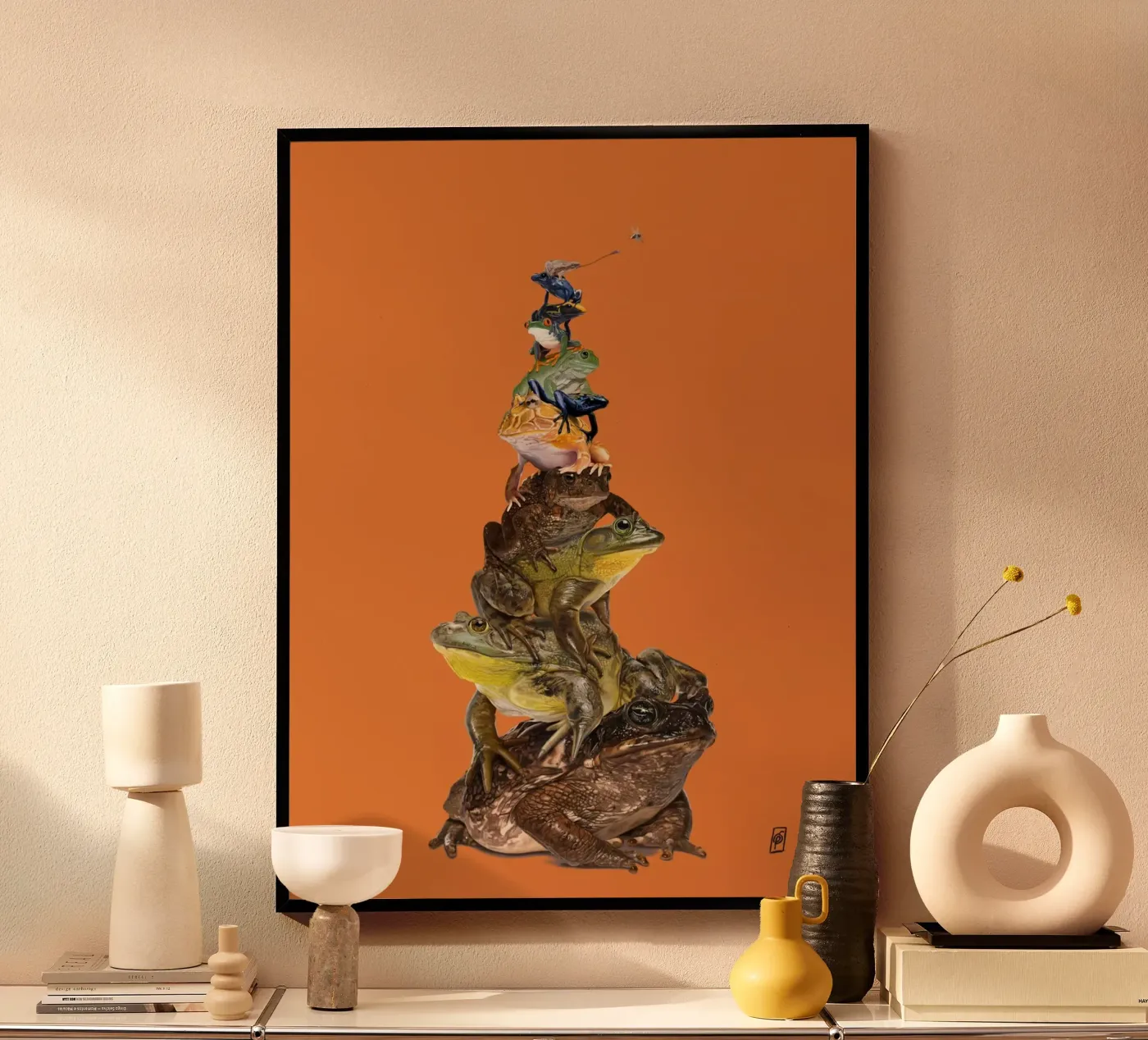 Toadstool (Colour) poster by Rob Art | Illustration